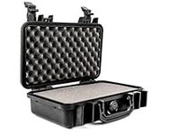 PELI 1170 Professional Camera Case, IP67 Watertight and Dustproof, 7L Capacity, Made in US, With Customisable Foam Insert, Black