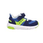 Saucony Kids Boys Jazz Lite 2.0 Running Shoe, Blue/Green, 7 W US