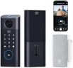 eufy Security Video Smart Lock S330, 3-in-1 Camera+Doorbell+Fingerprint Keyless Entry Door Lock,BHMA, WiFi Door Lock,App Remote Control,2K HD,Doorbell Camera with Chime,No Monthly Fee,SD Card Required