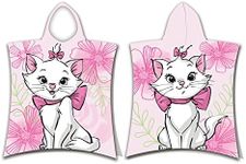 Jerry Fabrics Disney Cat Marie Bath Poncho with Hood 50 x 115 cm