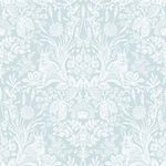 World of Wallpaper Harlen Woodland Animals Flower Wallpaper (Duck Egg)