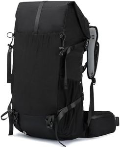 Hiking Backpack,40L to 50L Extra Large Capacity Hiking Bag,Internal Frame Camping Backpack,Upgraded X-PAC Lightweight Sport Daypack Travel Backpack Fit For Mountain Climbing Camping(Black)