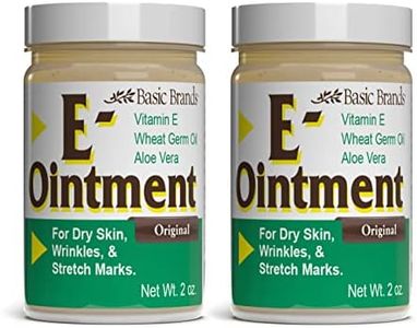 Basic Brands - Vitamin E Ointment - 2 oz - Moisture Enhancing - Can Help Reduce Appearance of Scars, Stretch Marks, Fine Lines & Wrinkles - 2-Pack