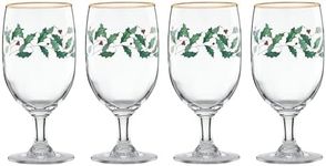 Lenox Holiday 4-Piece Iced Beverage Glass Set, 12 fl.oz.