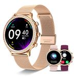 Smart Watch for Women (Call Receive Dial), Iaret Smart Watches for Android iOS Phones 1.32" Touchscreen Smartwatch with AI Voice Control Heart Rate Sleep Monitor Pedometer Waterproof Activity Tracker