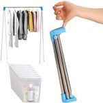 GIPOBUY Portable Clothes Rack Trave