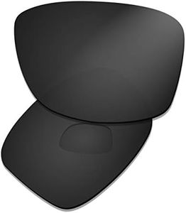 Prizo Polarized Replacement Lenses for Oakley Jupiter Squared Sunglasses (Dark Black)
