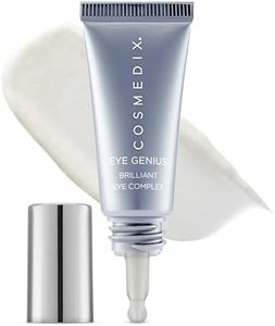 COSMEDIX Brilliant Under Eye Cream for Dark Circles & Puffiness - Firming Eye Serum for Fine Lines, Wrinkles & Puffy Eyebags