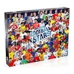 Winning Moves World Football Stars 1000 Piece Jigsaw Puzzle Game, Piece together football players including Harry Kane, Pele, Maradona, Lucy Bronze and Carli Lloyd, For players aged 4 plus