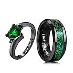 Custom Engraved Rings for Couples P
