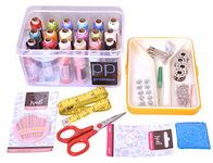 HOME BUY Multipurpose Tailoring Sewing Solution Kit Essentials-1001- with Strong Organizer Box