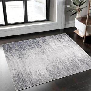 Tinyboy-hbq Area Rugs Abstract Rug Modern Soft Living Room Carpet Large Washable Shaggy Rugs for Living Room Bedroom Dining Room Indoor Home Decor Carpet (Abstract Grey/Blue, 80 x 120 cm)