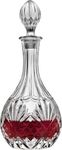 Vilon Whiskey Decanter with Glass Stopper, Crystal Glass Liquor Decanter for Alcohol, Wine, Scotch, Brandy, Vodka or Bourbon decanters | 850 ML | Clear (DRB Decanter)