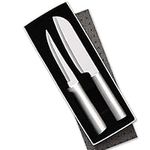 Rada Cutlery Two Piece Knife Set – Stainless Steel Cook’s Choice Gift Set with Aluminum Handles