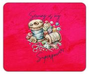 Shopagift Sewing is my Superpower Mouse Mat Pad Tailor Quilter Funny Gift 24cm x 19cm