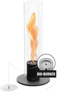 höfats - Spin 900 nero NUOVO modello con durata prolungata grazie all'innovativa tecnologia di combustione – Camino a bioetanolo liquido, fuoco da tavolo in acciaio inox, camino da tavolo caldo per