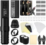 Wireless Tattoo Machine Pen Kit Com