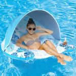 Cozioz Pool Float with Canopy, Cup 