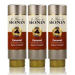 3 x Monin caramel sauce 500 ml - caramel flavoured Sauce