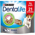 DENTALIFE Small Dog Treat Dental Chew 21 Stick, Pack of 3