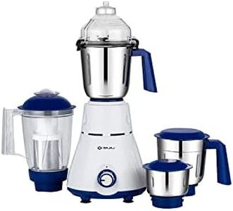 Bajaj Rex 750W Mixer Grinder with Nutri Pro Feature, 4 Jars, White