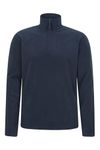 Mountain Warehouse Camber II Mens Half-Zip Fleece - Microfleece Quick Dry Sweatshirt Everyday Wear - Autumn Winter, Outdoors, Travelling & Hiking Navy XL