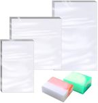 300 Pieces Clear POF Shrink Wrap Bags 3 Sizes Polyolefin Heat Film Wrap Set Home Supply for DIY Storage Packaging Photo Frames Soap Candles Oil Bottles (4 x 6 Inches, 5 x 8 Inches, 6 x 6 Inches)