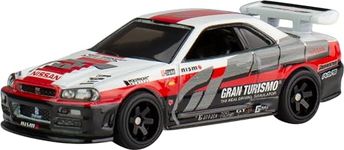 Hot Wheels Mattel Metal Premium Nissan Skyline GTR Toy Car, Truck Or Van, 1:64 Scale (Styles May Vary)