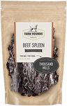 Farm Hounds - Beef Spleen - Premium Natural Beef Spleen Jerky For Dogs - Made From 100% Humanely Raised Cattle - Organ Treat - Great For Training & Treats - No Added Fillers - Made in USA -4oz -1 Pack