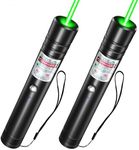 [2 Packs] Rechargeable Green Laser 