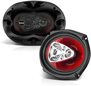 BOSS Audio Systems CH6950 Chaos Series 6 x 9 Inch Car Audio Door Speakers - 600 Watts Max, 5 Way, Full Range, Coaxial, Sold in Pairs, Hook Up to Stereo and Amplifier, Tweeters