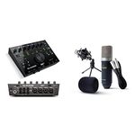 M-Audio AIR 192|14 & Marantz Pro MPM1000-8-In 4-Out USB Audio/MIDI Interface with Recording Software & XLR Condenser Microphone with Shockmount and ​Stand