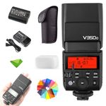 Godox V350C Flash for Canon 1/8000s HSS 2.4G GN36 500 Full Power Flashs 0.1s-1.7s Recycle Time TTL Speedlight for Canon 6D 80D 77D 70D 60D 50D 40D 30D 800D 750D/760D 700D 650D 600D 550D 500D(V350-C)