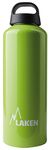 Laken Classic Water Bottle Wide Mouth Screw Cap with Loop - 34 oz AppleGreen