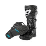 O'Neal Motocross Boots RMX Boot EU I Enduro Motorcycle I Ergonomic Motorcycle Boots Men & Women with Anti-Slip Sole I Complies with EN13634 I Black I Size 10 UK