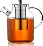 XlavMman 1800ml(60oz) Glass Teapot 