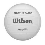 WILSON AVP Soft Play Volleyball - Official Size, White