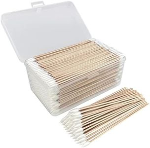 Eyxformula 600 Pcs 6 Inch Gun Cleaning Swabs Lint Free, Pointed Tip Long Cotton Swabs with Sturdy Bamboo Sticks, Ideal for Precision Cleaning Firearms, Tight Space, Electronics, Crafts, Detailing