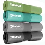 DMoose Fitness Barbell Pad - Hip Thrust Pad for Squats & Lunges - Relief Pressure from Neck, Shoulder & Lower Back - Non-Slip EVA Foam Squat Pad with Safety Straps - Gym Pad for Standard & Olympic Bar