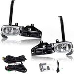 Remarkable Power FL7044 Fit For 2008-10 Honda Accord Cupe 2DR Clear Fog Lights Lens Bumper Lamps Kit