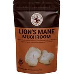 Mushroom Essence Lions Mane Mushroom (Fruit Body, 40Gm) | Pure Natural Mushroom Fruit Body | Hericenones And Erinacines For Cognitive Health |Memory And Immune Support