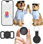 Cat Tracker, Real-Time Location Dog Tracker, Bluetooth Mini Cat Tracker Collar, Dog Tracker with No Monthly Fees, Compatible with iOS/Android, Long Battery Life, Suitable for Collar Wear - Black