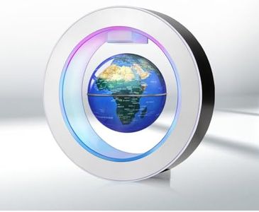 Globe terrestre en lévitation magnétique avec lumières LED, Utilisé pour la décoration de bureau, de la maison et du bureau, un gadget high-tech qui peut être offert comme cadeau de vacances