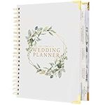 Wedding Planner & Organizer - Floral Gold Edition - Diary Engagement Gift Book & Calendar