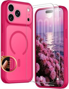 SPIDERCASE Magnetic for iPhone 18 Pro Case,for iPhone 17 Pro Case,Hot Pink