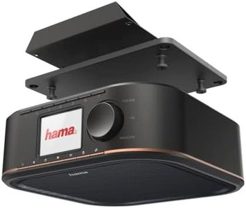 Hama DR350 Portátil Analógico y digital Negro - Radio (Portátil, Analógico y digital, DAB,DAB+,FM,VHF, 5 W, 7,62 cm, TFT)