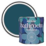 Rust-Oleum Blue Water-Resistant Bathroom Wall & Ceiling Paint - Commodore Blue 2.5L