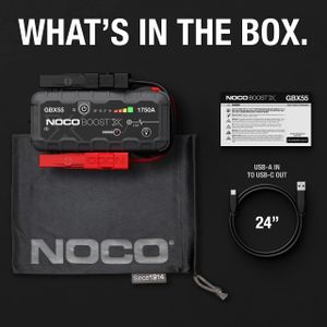 NOCO Boost X GB55 Portable Jump Starter – 1750A Lithium Battery Pack