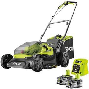 RYOBI 18 V ONE+ Akku-Rasenmäher RY18LM37A-240, 37 cm Schnittbreite