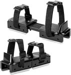 Shupakul 1 Pair Toddler Ice Skates- Adjustable Kids Ice Skates- Double Runner Ice Skates with Strap Fastening for Toddlers, Kids, Junior Skater (Black)